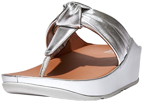 Sandales Twiss II FitFlop femme avec nœud élégant en cuir noir