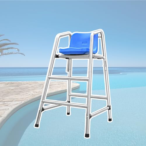 Silla de Vigilante para Piscinas Acero Inoxidable 120 cm