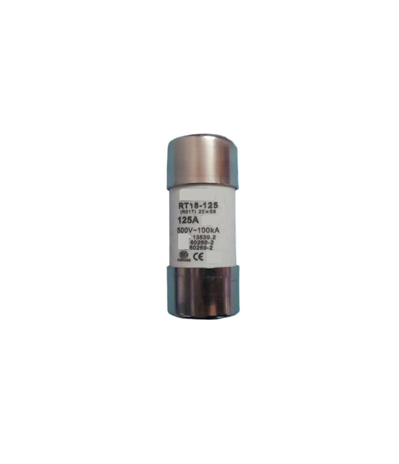 Fusible 22 * 58 RO17-125A pour cartouche RT18L-125 et RT14-63 R01