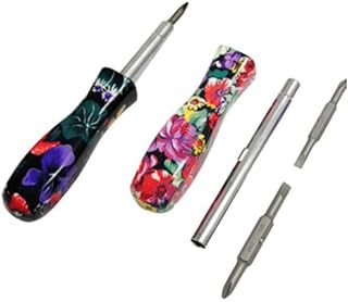 6 in 1 Screwdriver Slotted 3/16", 1/4" Phillips #1, 2, nut Drivers 1/4", 5/16"