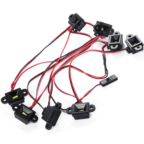 Kit De Luces Luz Cejas Rueda RC que mejora la visibilidad en pasos de arco TRX4 TRX6