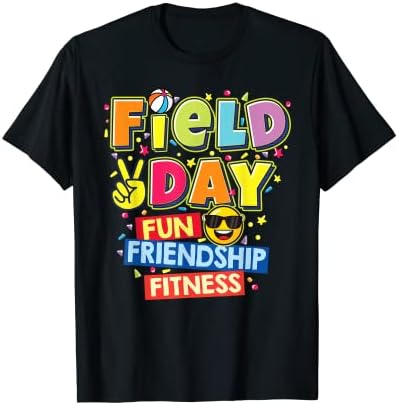 Field Day fun friendship fitness Kids Teacher Field Day 2023 T-Shirt