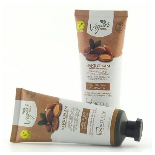 Crema de Manos Con Aceite de Argán Hidrata y Suaviza Tus Manos De Forma Natural. Uñas Más Fuertes. Fórmula No Grasa. Crema Manos Hidratante Vegana. Nutre La Piel Seca. 2 Tubos de 75ml