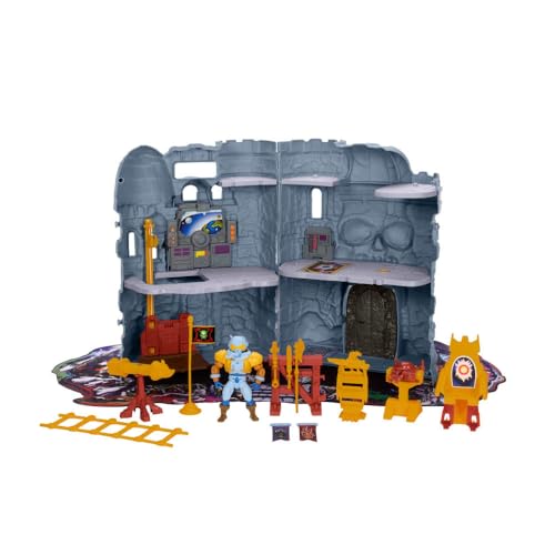 Masters of The Universe Vintage Castle Grayskull Playset with Display Mat & Spaceman Figure, Jawbridge & Other Features & Accessories (Amazon Exclusive)