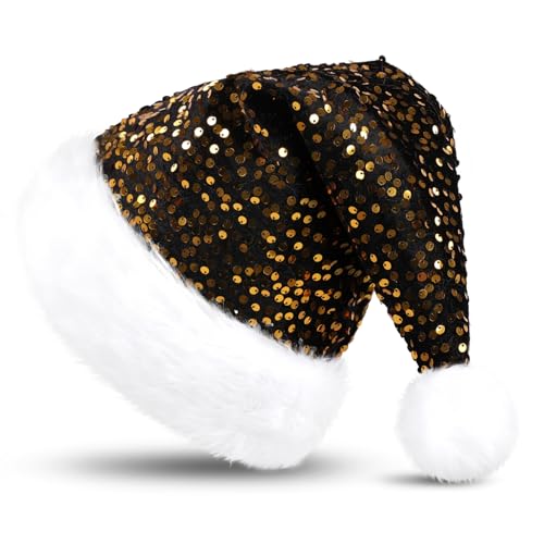 KONVINIT Weihnachtsmütze Erwachsene Nikolausmütze Weihnachtsmann...