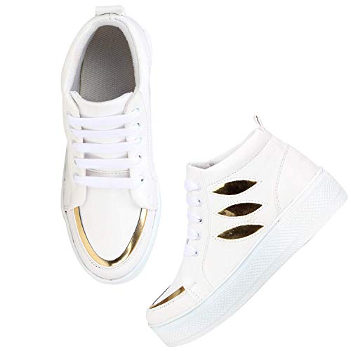 Image of Commander Stylish High Ankle Sneakers for Girls [Model 701]