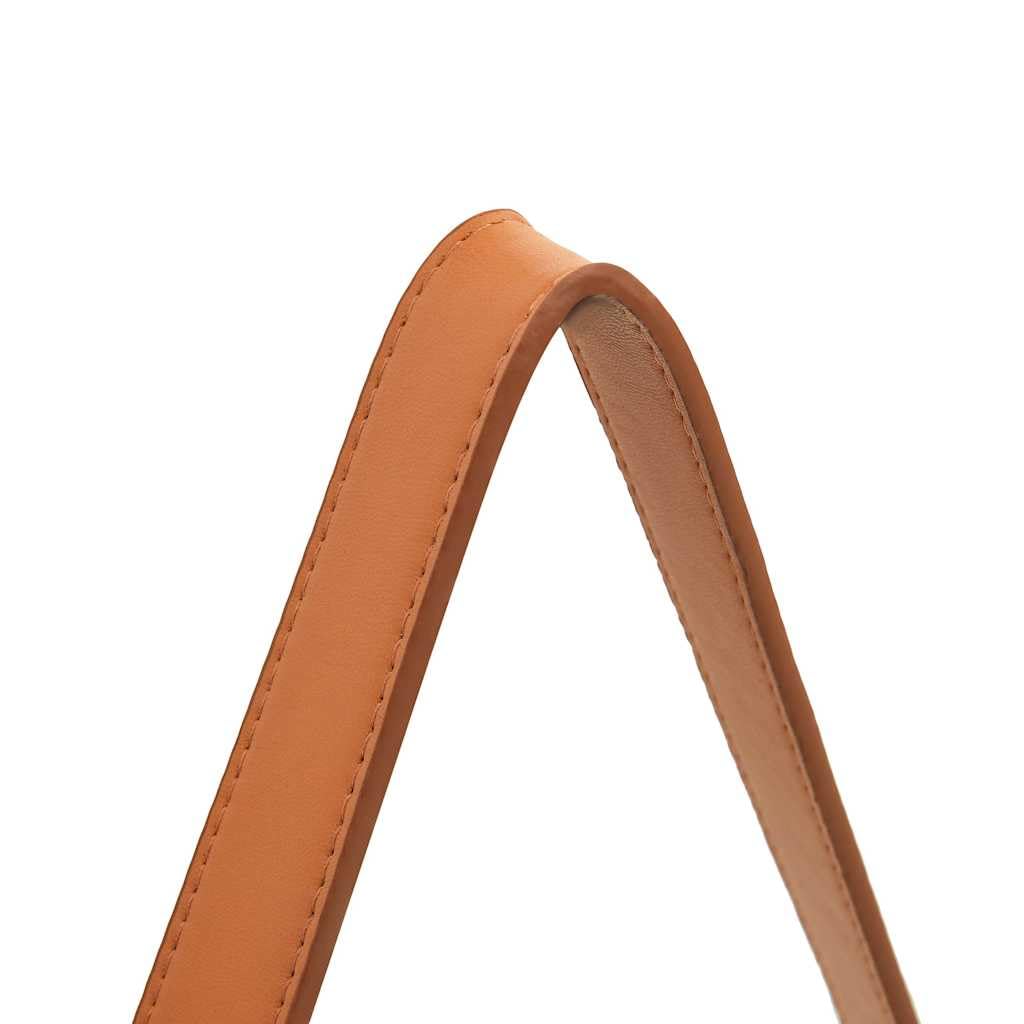 SYDE Okrągłe lustro wiszące drewniana rama 40 cm