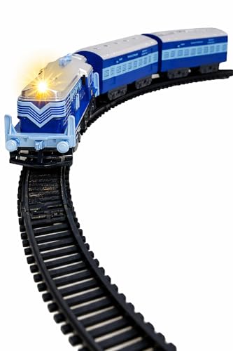 Image of Sheel Battery Operated Indian Passenger Toy Train Set for Kids