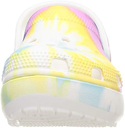 Crocs Women's Classic Graphic Platform Clogs, Platform Shoes, Pastel Tie Dye, 4 Women | Image 1