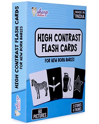 Black and White Flash Cards for New Born Baby II Flash Cards for Babies 0 to 6 Months II Flash Cards for Babies 6 to 12 Months II High Contrast Flash Cards for Babies 0-3 Months (B0C3W6G6QS) Amazon Price History, Amazon Price Tracker
