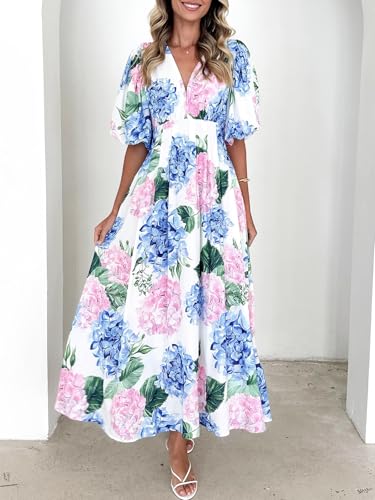 Image of Sissyaki Women's Floral Maxi Dress 2026 Summer Spring Wedding Guest Dress