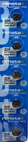 Pila para reloj RENATA 329 pack de 5