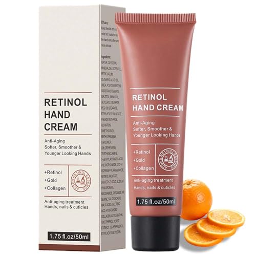Retinol Hand Cream Anti Aging, Enriched With Collagen, It is Specially Formulated for Aging, Dry,...