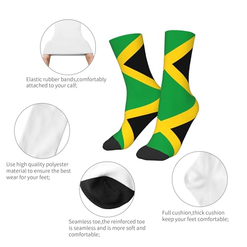 SEAEAGLE flag of Jamaica A Pair Junior Athletic Short Tube Socks Children Calf Tube Socks Short Stockings3