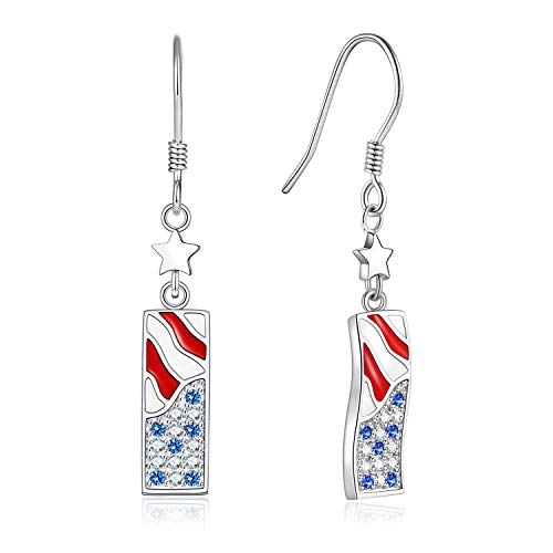 925 Sterling Silver American Flag