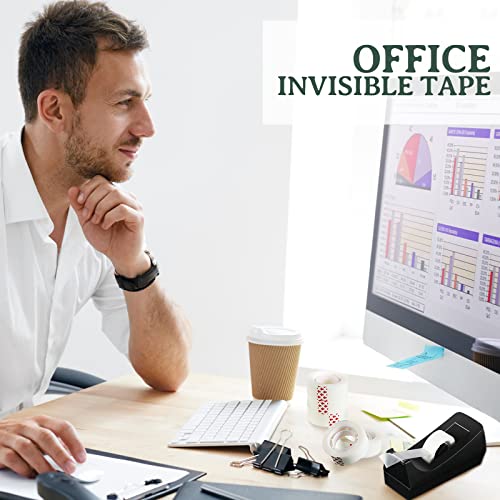 Yahenda Invisible Tapes, 96 Rolls 0.75x1000 Inches Clear Matte Finish Tape Refill for Dispenser for Office Home School Use, Engineered for Repairing Correction and Labeling - Thumbnail 7