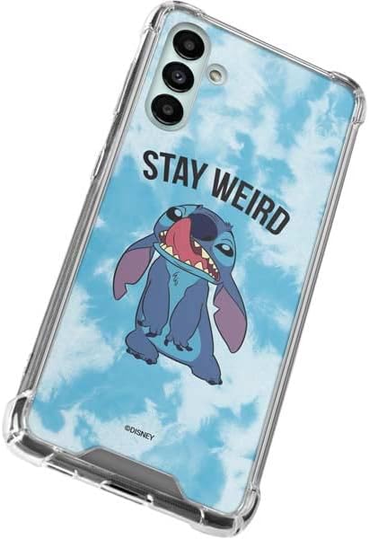 Skinit Clear Phone Case Compatible with Galaxy A13 5G - Officially Licensed Disney Lilo and Stitch Stay Weird Design