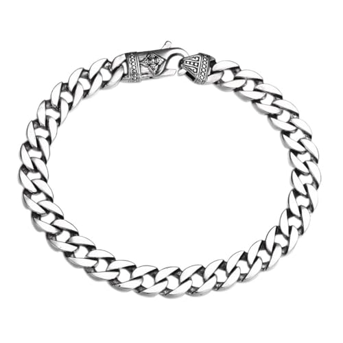 Bracelet Miami 8mm en argent 925 MOCHAMIK d'exception