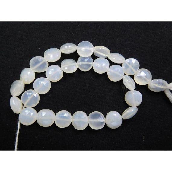 Pierre de lune blanche naturelle LKBEADS pour bijoux de lithothérapie