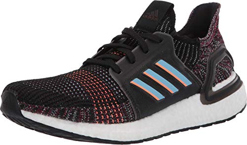 adidas Men's Ultraboost 19 Running Shoe, black/glow Blue/Black, 11.5 M US