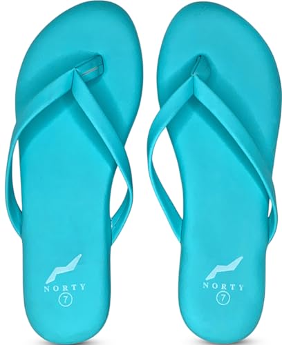 Image of NORTY Women's Memory Foam Flip Flops, Slides & Sandals, Runs 1 Size Small