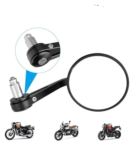 Espejos retrovisores laterales con ajuste de ángulo para moto MT07 6