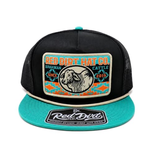 Image of Red Dirt Hat Company Cattle Hat | 5-Panel Western Ranch Adjustable Snapback Cap