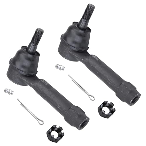 Image of Detroit Axle - 12pc Front Suspension Kit for 01-04 Chrysler Town & Country Dodge Grand Caravan, 01-03 Voyager, Struts and Coil Spring Lower Ball Joints Sway Bars Tie Rods Boots Replacement