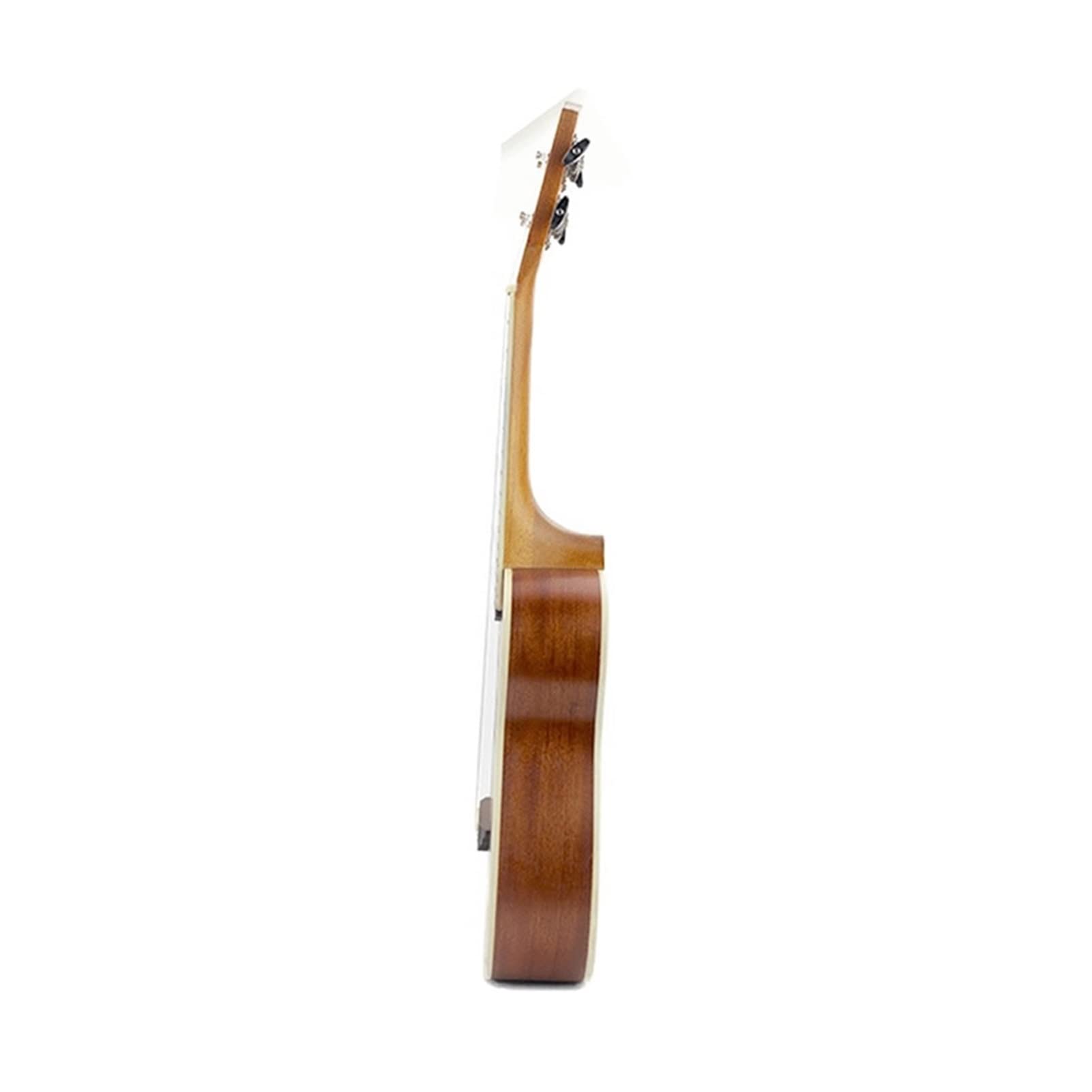 Ukulele Bausatz Konzert-Ukulele 23-Zoll-Ukellele-Handcraft-Sapele-Holz-Akustik-Uke-Schnitzen (Color : 3/4)