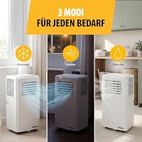 Tristar Mobiles Klimagerät - 9.000 BTU - 3-in-1 - Entfeuchtet, Kühlt, Ventiliert - Bis zu 34 m² - Fensterkit inklusive - AC-5530 – Ansicht 2