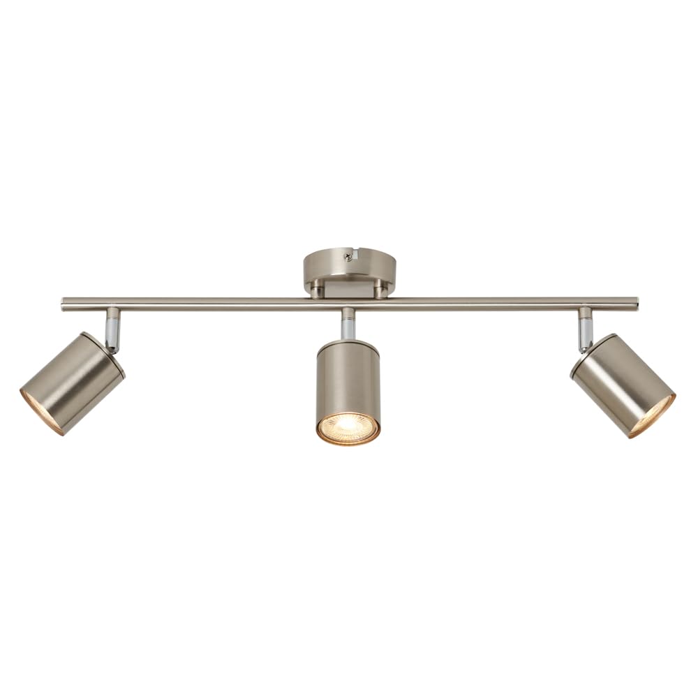 LITECRAFT Tanner Spotlights Adjustable Ceiling 3 Lights - (Bar, Satin Nickel)