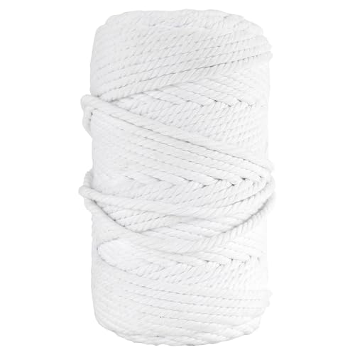 Fil macramé 6mm robuste pour fabriquer des suspensions de plantes en coton