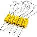 Leadseals(R) 100 Piece Yellow Tamper Proof Security Cable Wire Seals Numbered Pad-Lock Security Tag Straps for Trailers, Cargo, Containers