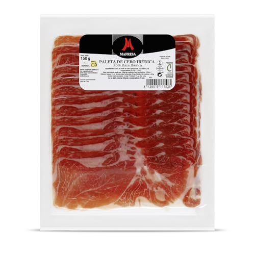 Mafresa Lonchas de Paleta Cebo iberica 50% raza iberica, 150g