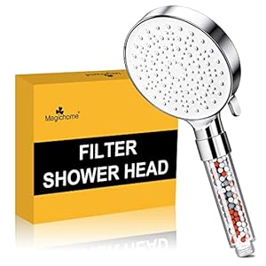 Shower Head, Magichome Filter Shower Head High Pressure 6 Modes, Hard Water Filter Shower Head to Increase Pressure with…