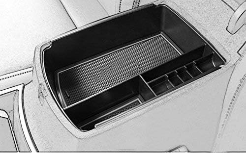 kaungka Car Center Console Tray Armrest Secondary Storage Box Center Console Organizer for 2017-2022 Kia Sportage