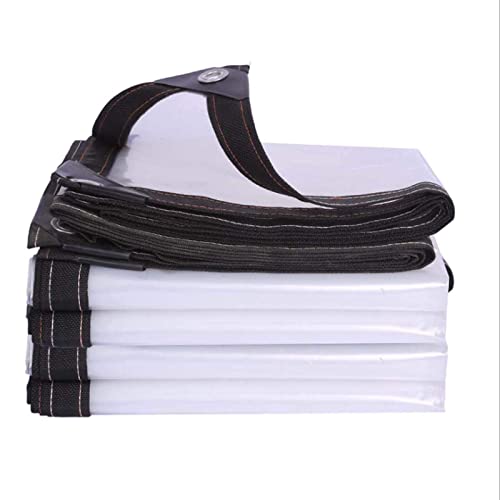 Lona transparente 2x1m con ojales impermeable y resistente de polietileno para exterior 2