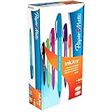  Boligrafo paper mate inkjoy 100 punta media trazo 1 mm colores surtidos. (12 Unidades)