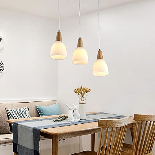 Lampe à suspension en verre de haute qualité style rétro E27 - 5