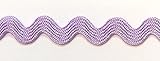 32m Zick-Zack-Borte Zackenlitze 4mm breit Farbe: Flieder MO70-20