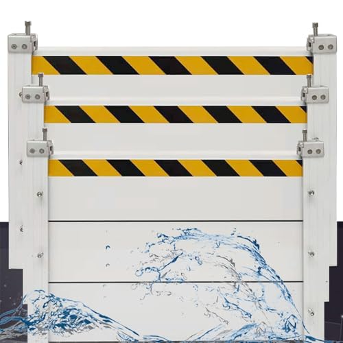 Barrière contre les inondations réutilisable pour bloquer l'eau devant la porte de maison