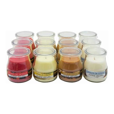 Lumar - Juego de 12 Velas perfumadas en Vaso Cover