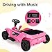 TOBBI 24V Kids Electric Ride on Toy Car, 2 Seater Battery Powered Go Kart with Parent Remote Control, Children Vehicles with Trunk Storage/Music/4 Wheels/Max 198 LBS for Toddlers 3-8 Years & Adults