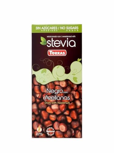 Chocolate Negro Avellanas Stevia - Sin Azúcar