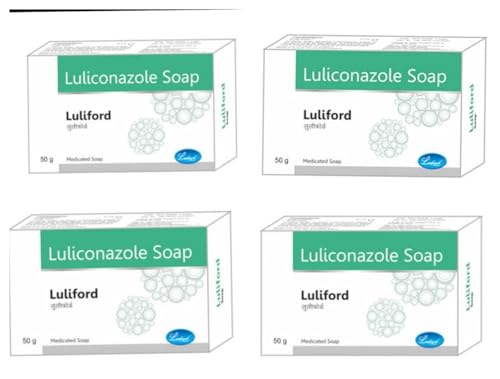 Image of Luliford /Luliconazole So.ap || Anti-fungal So.ap and Anti-bacterial | (Pack of 4 | 50gm * 4)