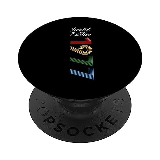 Edición limitada 1977 Cumpleaños 1977 Vintage 1977 PopSockets PopGrip Intercambiable