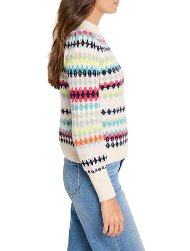 Image of NIC+Zoe Women's Pattern Waffle Stitch Sweater