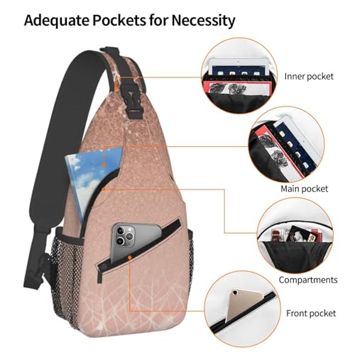 Bolso cruzado tipo bandolera negro unisex miniatura 4