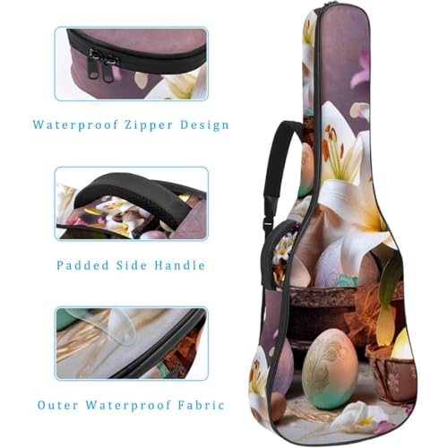 Housse guitare acoustique 40 pouces imperméable et multicolore