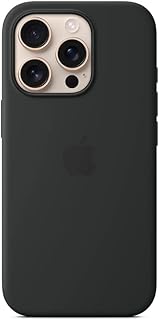 Apple Coque en Silicone avec MagSafe pour iPhone 16 Pro - Noir 